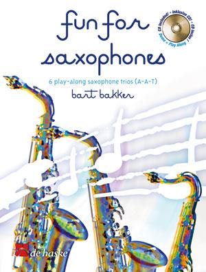 Fun for Saxophones - Play-along saxophone trios (a-a-t)